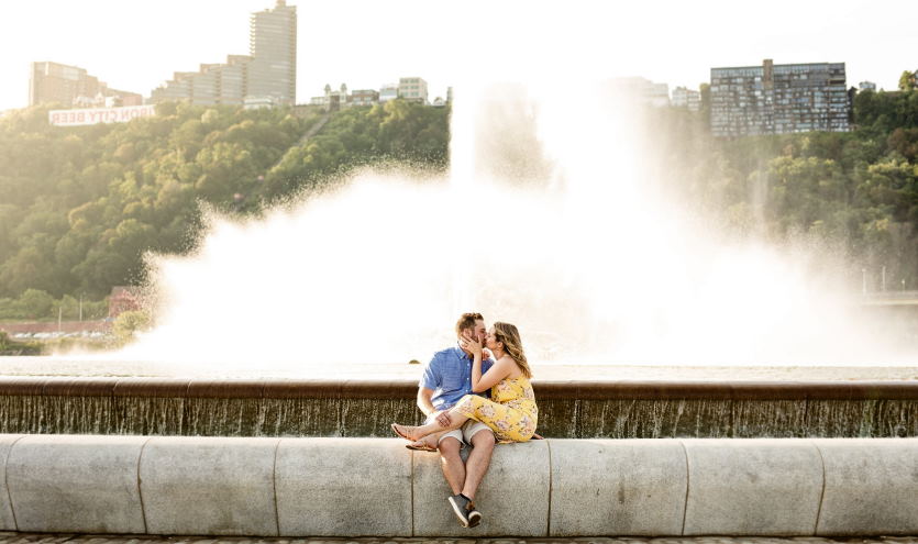 bridge located in Downtown Pittsburgh